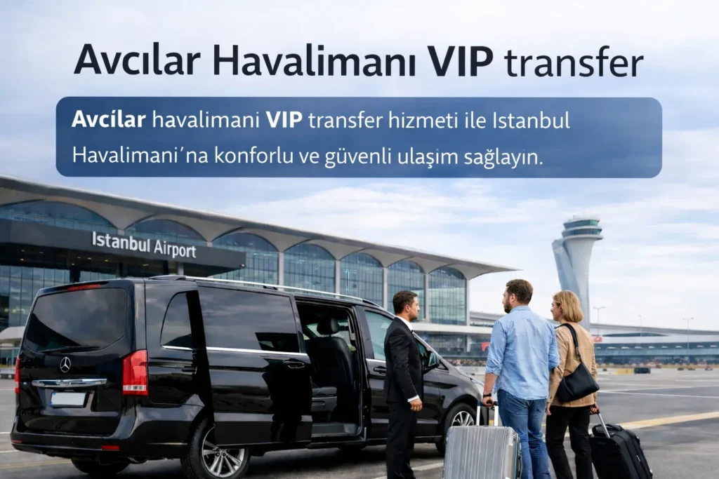 avcilar havalimani vip transfer hizmeti ile İstanbul Havalimanı ulaşımı