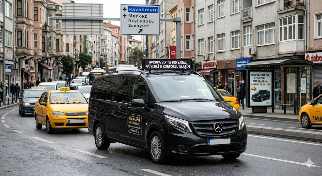İstanbul'da korsan taksi yerine güvenli vip transfer