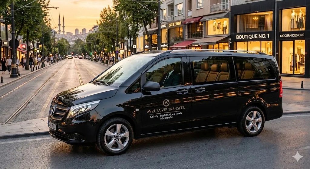 Kadıköy VIP Transfer Bağdat Caddesi Moda Lüks Mercedes Vito Ulaşım