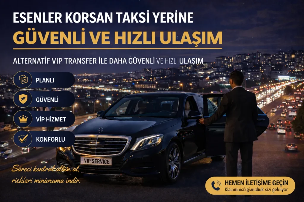 esenler korsan taksi alternatif ulaşım istanbul