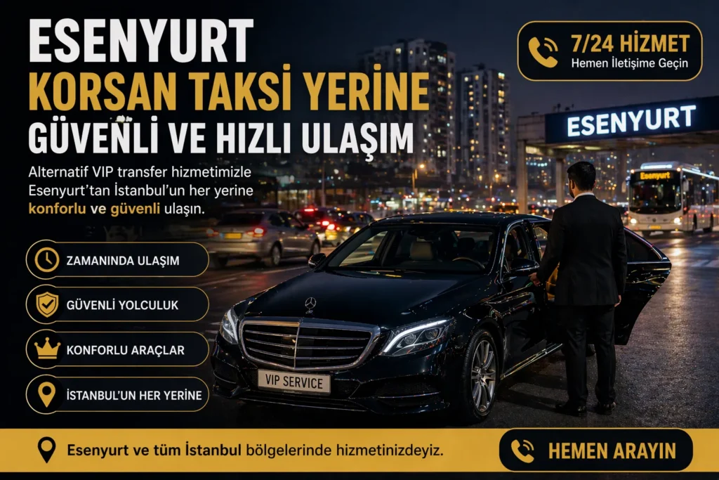 esenyurt korsan taksi alternatif ulaşım istanbul