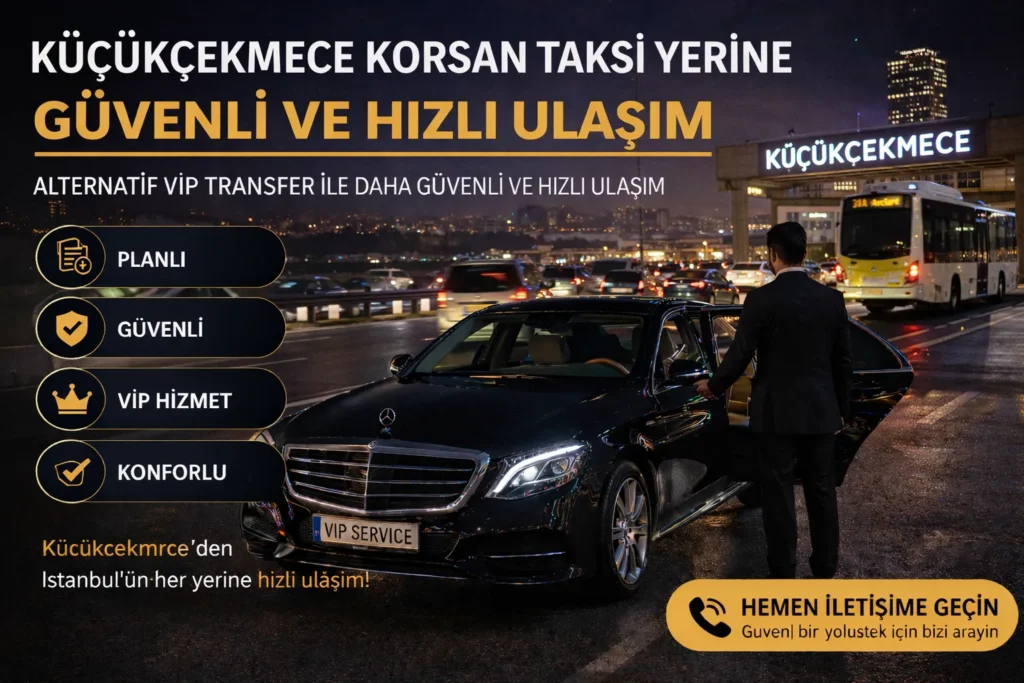 küçükçekmece korsan taksi alternatif ulaşım istanbul