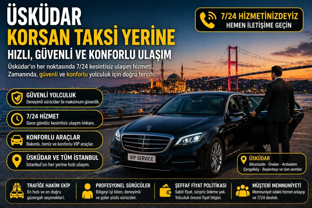 üsküdar korsan taksi alternatif ulaşım istanbul