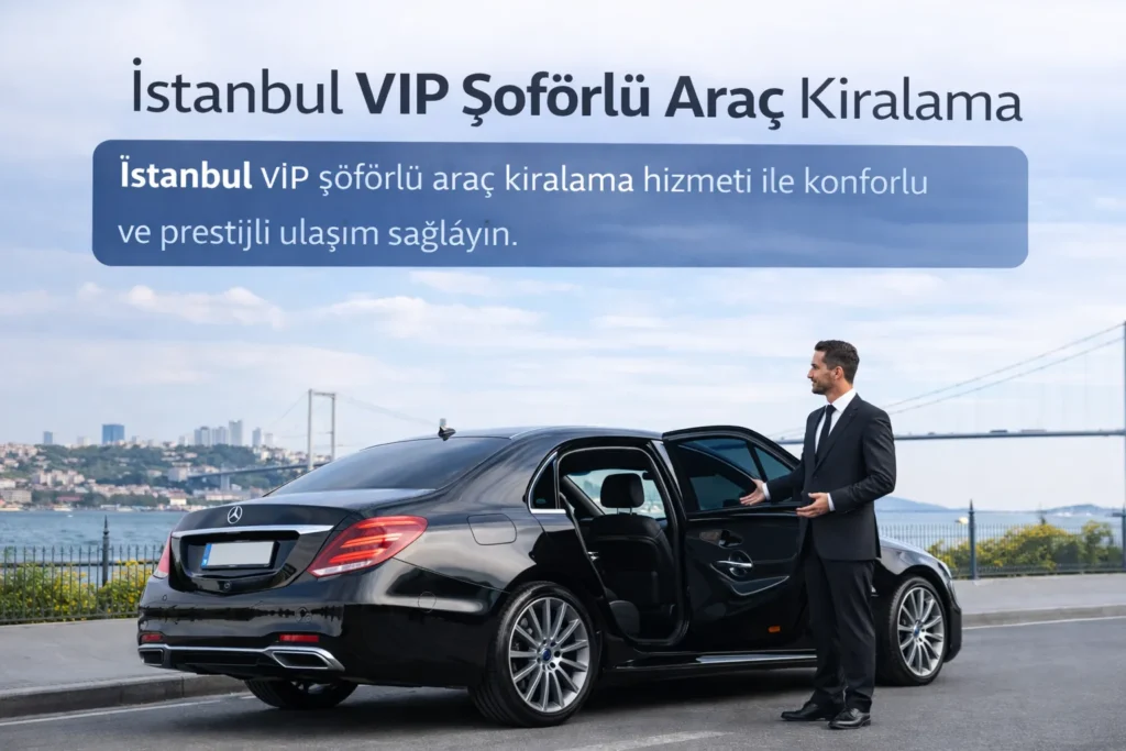 istanbul vip soforlu arac kiralama hizmeti ile konforlu ulaşım